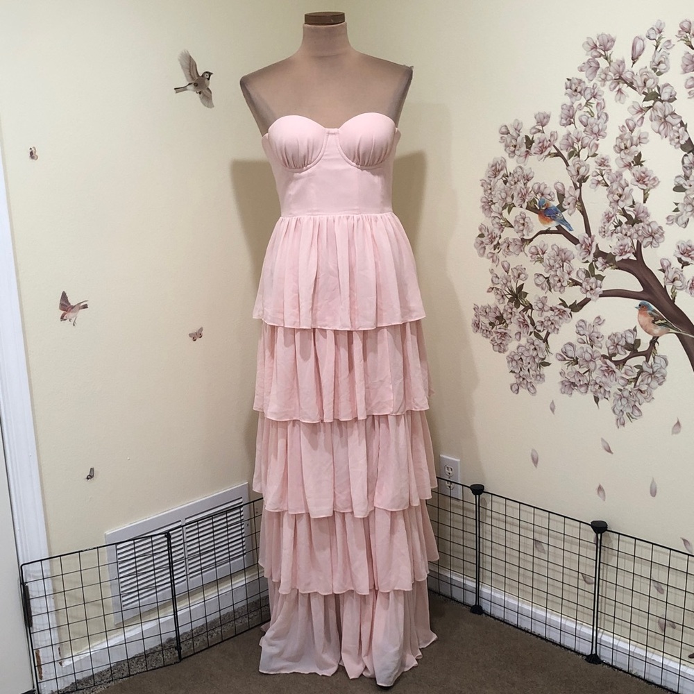 Lovers + Friends Hattie Maxi Dress Size Small Pink - Picture 2 of 10
